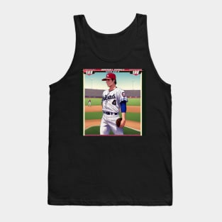 Vintage Baseball Pitcher Poster Tank Top